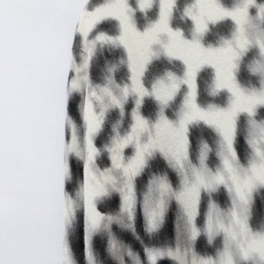 NWT Talbots Cashmere Audrey Sweater Elegant Leopard Animal print 3X plus size - Picture 9 of 10